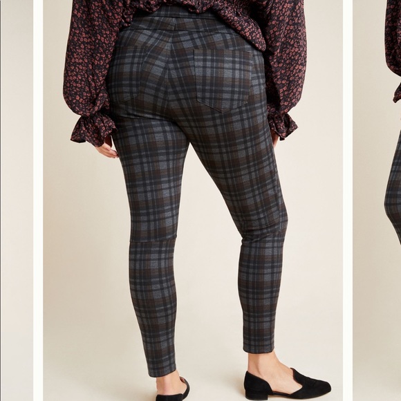2XL Anthropologie Santcuary plaid skinny pant - Picture 4 of 6